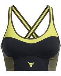 Under Armour - Hg Compression Fit Scoop Neck Sports Bra - Lyst