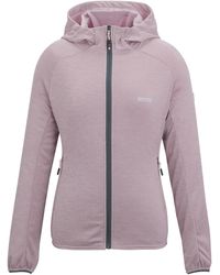 Regatta - Ladies Ferna Stretch Hooded Fleece Jacket (Powder Lilac) - Lyst