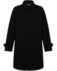 BOSS - Jared Rvs Overcoat - Lyst
