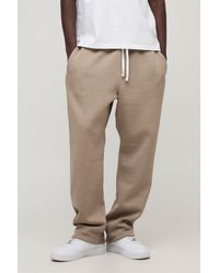 BoohooMAN - Basic Baggy Drop Crotch Jogger - Lyst