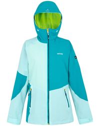 Regatta - Ladies Raddick Ii Waterproof Jacket (Bleached Aqua/Tahoe) - Lyst