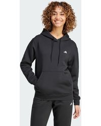adidas - Essentials Small Logo Feel Cozy Hoodie - Lyst