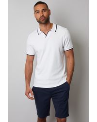 Threadbare - Cotton Trophy Neck Polo Shirt - Lyst