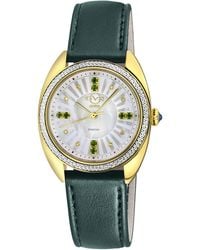 Gv2 - Palermo Diamond Swiss Quartz Dial Genuine Vegan Leather Watch - Lyst