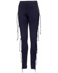 PUMA - X Rihanna Fenty Stretch Waist Navy Blue S Ruched Leggings 577277 01 - Lyst
