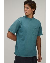 BoohooMAN - Essential Washed Regular Fit Front Pocket T-Shirt - Lyst