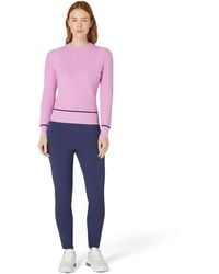 Callaway Apparel - Crew Neck Ribbed Collar Long Sleeve Sweater - Lyst