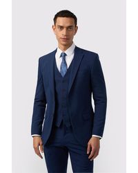 Limehaus - Single Breasted Long Sleeve Two Button Slim Fit Suit Jacket - Lyst