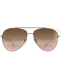 Ted Baker - Aviator Rose Gradient Tb1625 Sutton Metal - Lyst