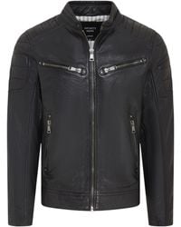Infinity Leather - Modern Classic Quilted Biker Jacket - Lyst