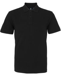 Asquith & Fox - Plain Short Sleeve Polo Shirt Cotton - Lyst