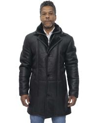 Infinity Leather - Warm Shearling Sheepskin Coat-Florence - Lyst
