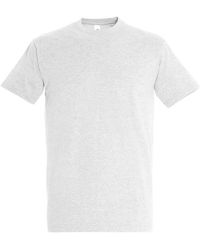 Sol's - Adult Imperial Heavy T-Shirt (Ash) - Lyst
