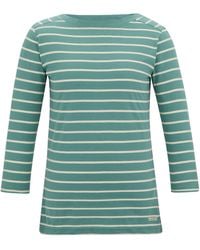 Regatta - Ladies Baylette Ii Striped T-Shirt (Ivy Moss/Light Vanilla) - Lyst
