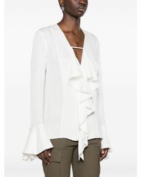 Givenchy - Ruffled Blouse - Lyst