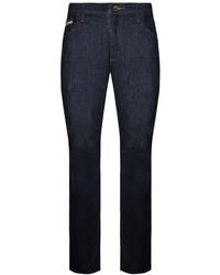 Vans - Off The Wall V66 Slim Low Rise Straight Leg Jeans - Lyst