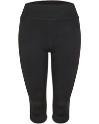 Diadora - Three Quarter Solid Patterned Leggings - Lyst