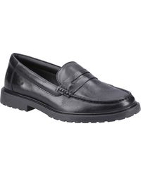 Hush Puppies - Verity Slip On Leather Loafers - Lyst