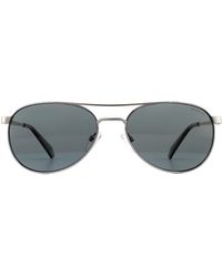 Polaroid - Aviator Ruthenium Polarized Sunglasses Metal - Lyst