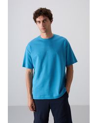 TOMMY LIFE - Oversized Cotton-Blend Crew Neck T-Shirt - Lyst