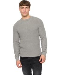 Crosshatch - Jampster Knitted Crew Neck Sweatshirt Cotton - Lyst
