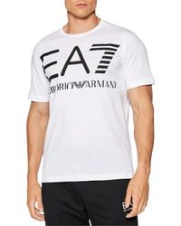 Emporio Armani - Ea7 6Kpt23 T Shirts Crew Neck Tee Casual Summer Cotton Tops - Lyst