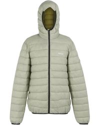 Regatta - Marizion Baffled Hooded Padded Jacket (Abbeystone/Nephrite) - Lyst