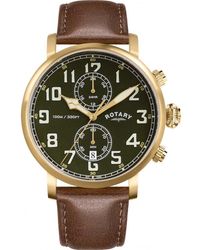 Rotary - Rgs10002-24 Heritage Pilot Watch - Lyst