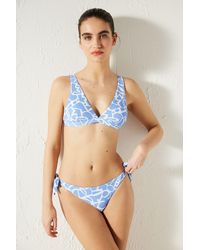Penti - Geometric Triangle Bikini Top - Lyst
