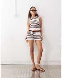 Collusion - Crochet Micro Shorts Co-Ord - Lyst