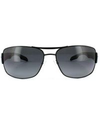 Prada - Sunglasses 53Ns 7Ax5W1 Gradient Polarized Metal - Lyst