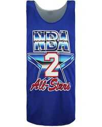Mitchell & Ness - Charlotte Hornets Larry Johnson Reversible Mesh Vest - Lyst
