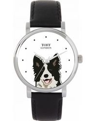 Toff London - Tlws-21298 Ladies And Border Collie Dog Head Watch - Lyst