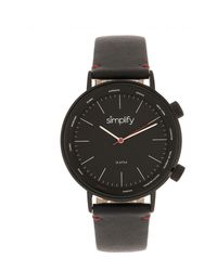 Simplify - The 3300 Leather-Band Watch - Lyst