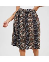 Brave Soul - Plus Size All Over Print Midi Skirt - Lyst