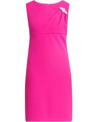 Gina Bacconi - Chaselynn Short Sleeveless Empire Waist Sheath Dress With Embellished Neckline - Lyst