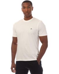 C.P. Company - 30/1 Jersey Logo Patch T-shirt In Wit - Lyst