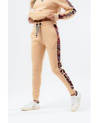 Hype - Hazelnut Animal Print Label Joggers - Lyst