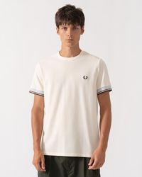 Fred Perry - Regular Fit Short Sleeve Logo Detail T-Shirt - Lyst