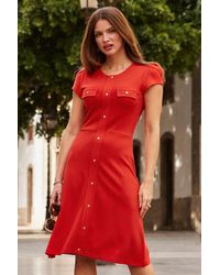 Sosandar - Pocket Detail Ponte Dress - Lyst