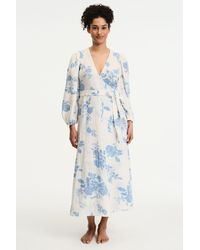 Penti - Floral Strapless Belted Maxi Dress - Lyst