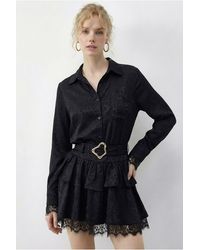 Bianco Lucci - Leopard Print Shirt Dress With Belt - Lyst