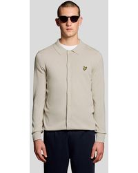 Lyle & Scott - Cotton Knitted Shirt - Lyst