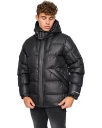 Crosshatch - Camptor Jas Met Panelen (zwart) - Lyst