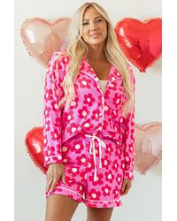 Azura Exchange - Daisy Print Pajama Set - Lyst