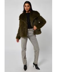 Urban Bliss - Faux Fur Jacket - Lyst