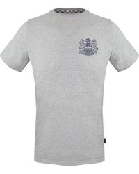 Aquascutum - Stitched Aldis Logo T-Shirt Cotton - Lyst