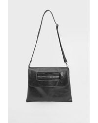 MissPap - Oversized Faux Leather Look Clutch Bag With Handle - Lyst