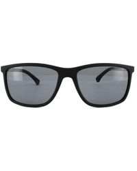 Emporio Armani - Sunglasses 4058 5063/81 Rubber Polarized - Lyst