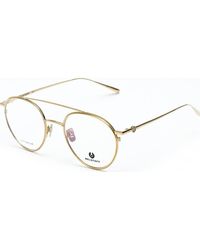 Belstaff - Jagged-Dorado-Titanium Jagged 53 Dorado Titanium Opticals With Clip On Sunglasses - Lyst